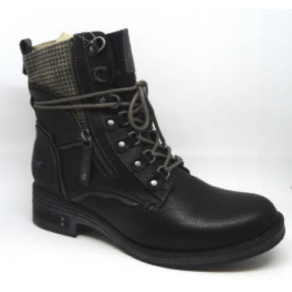 D Schnürstiefel WF   schwarz