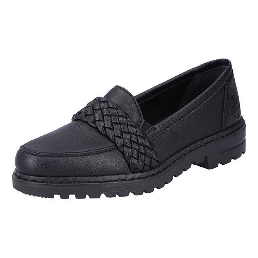 D Slipper Synth      schwarz Weite F