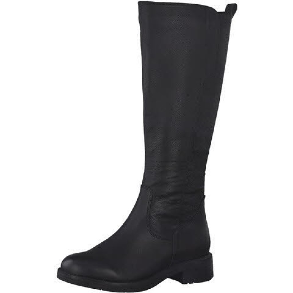 D Stiefel Synth      schwarz Weite H