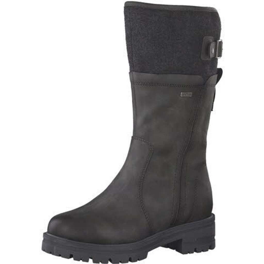 D Stiefel Synth      schwarz Weite H Tex