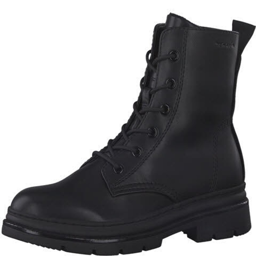 D Schnürtstiefel Syn schwarz