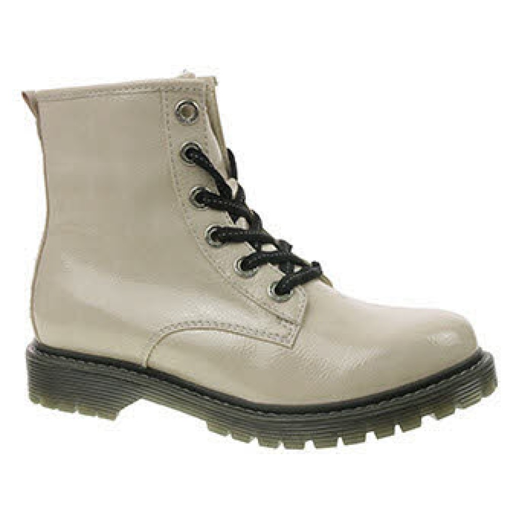 M Schnürstiefel Synt beige