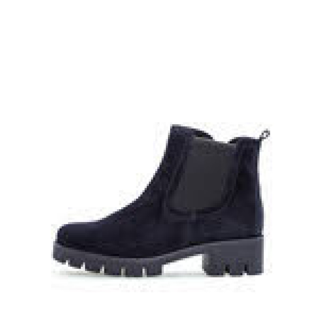 D Stiefelette Leder  blau