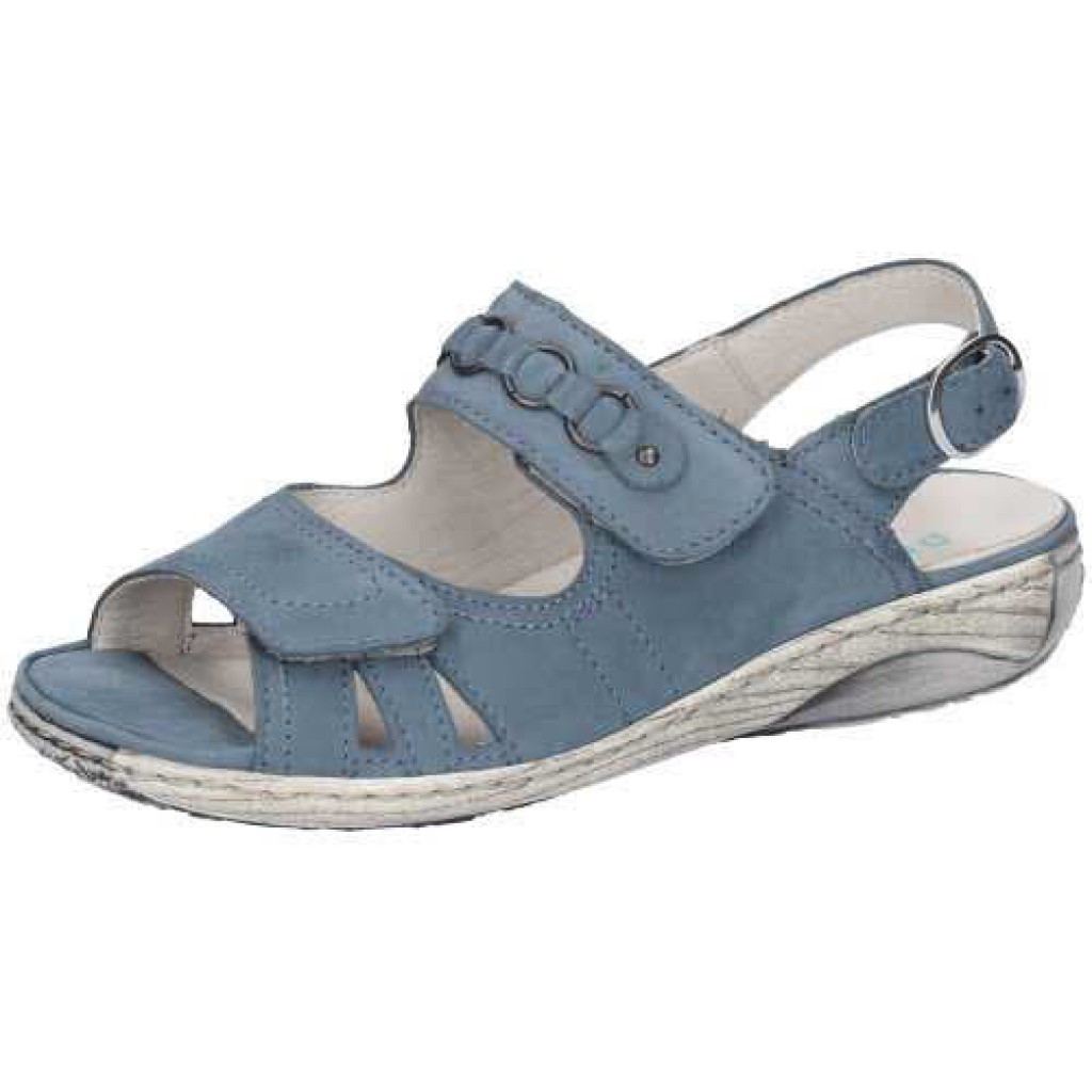 D Sandale LEder      hellblau