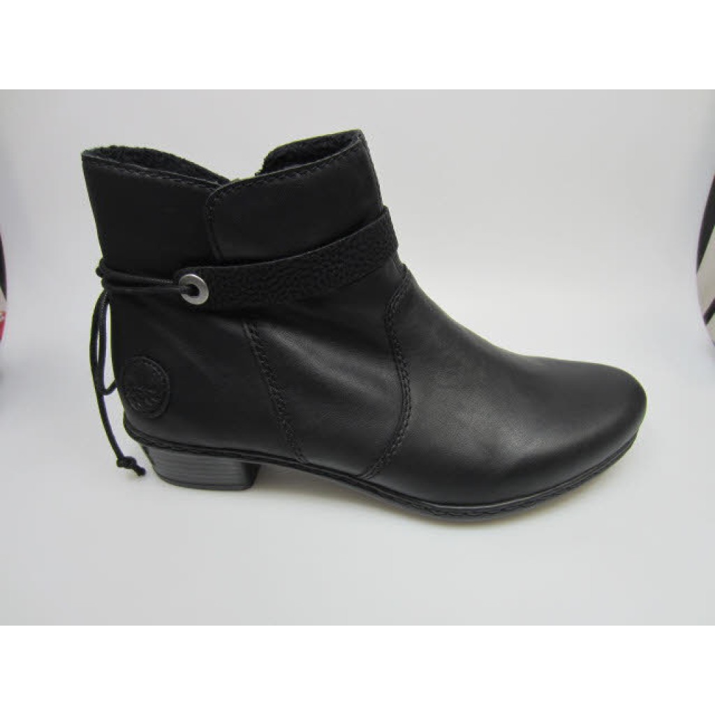 D Stiefelette Synth  schwarz