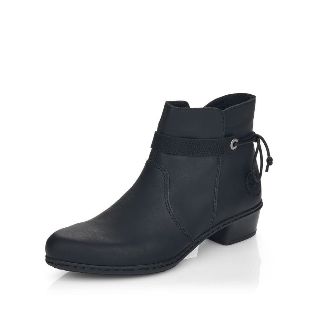 D Stiefelette Synth  schwarz