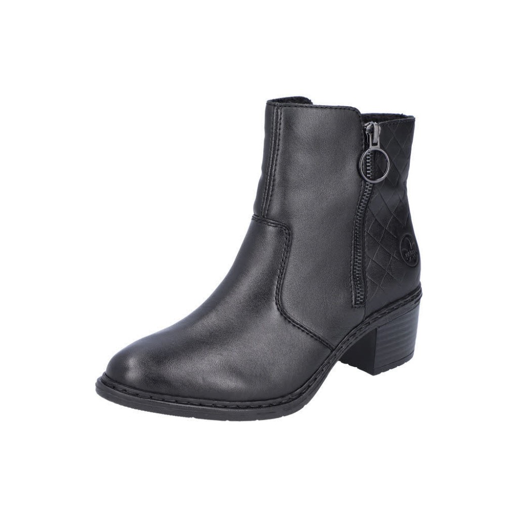 D Stiefelette Synth  schwarz